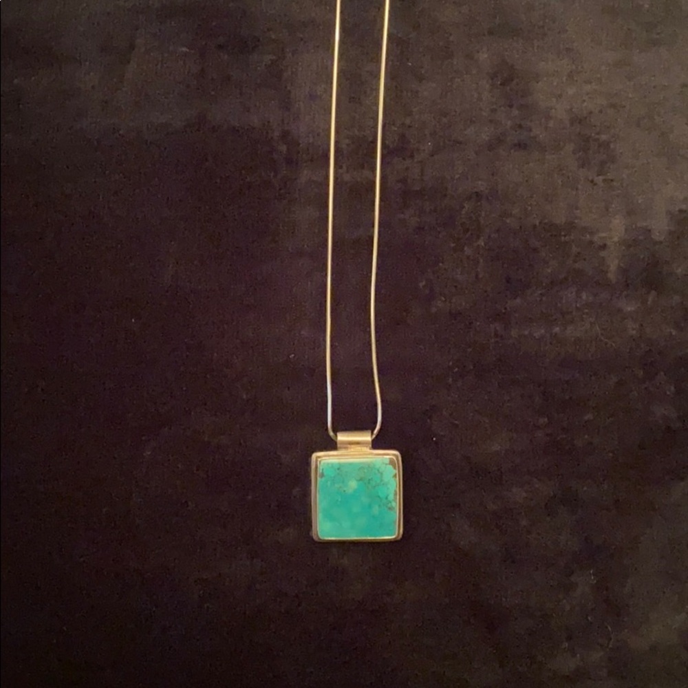 Turquoise Pendant Necklace